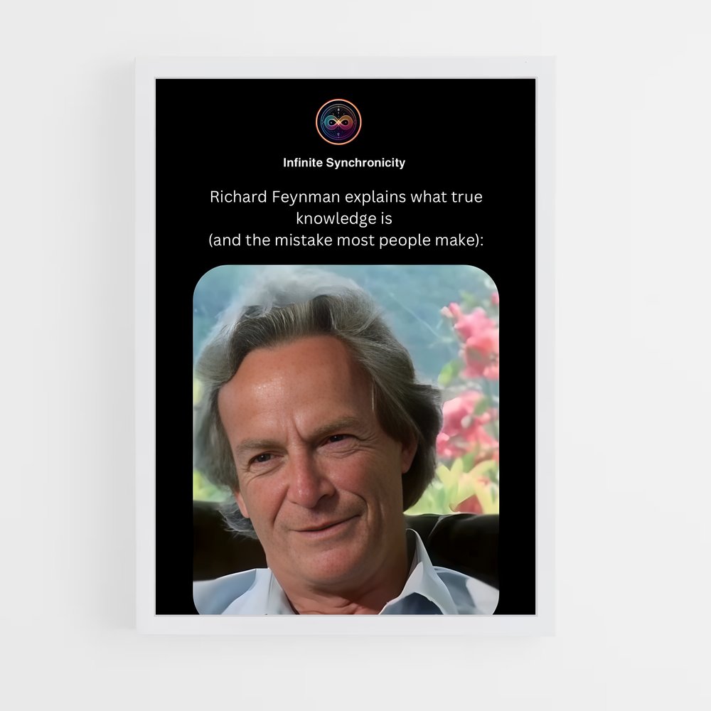 ap-richard feynman-5 cadre Blanc
