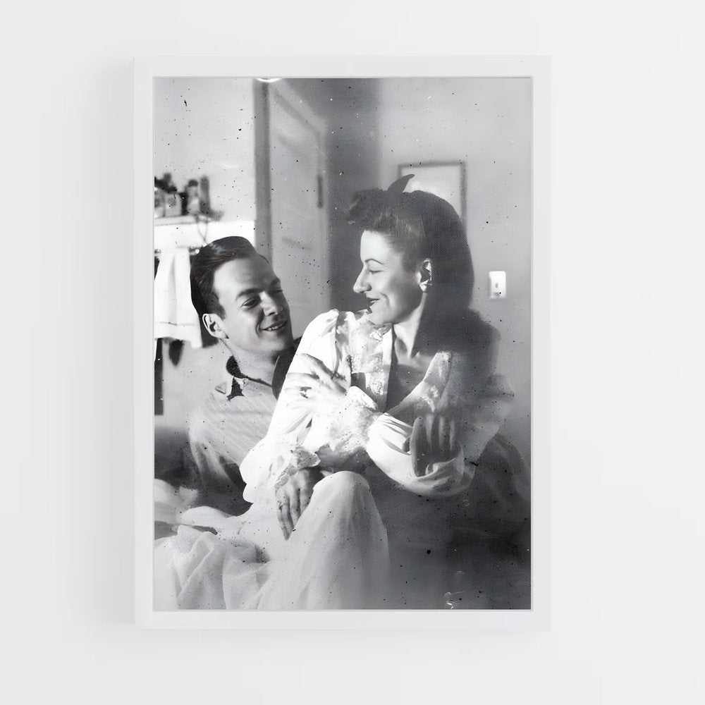 ap-richard feynman-6 cadre Blanc