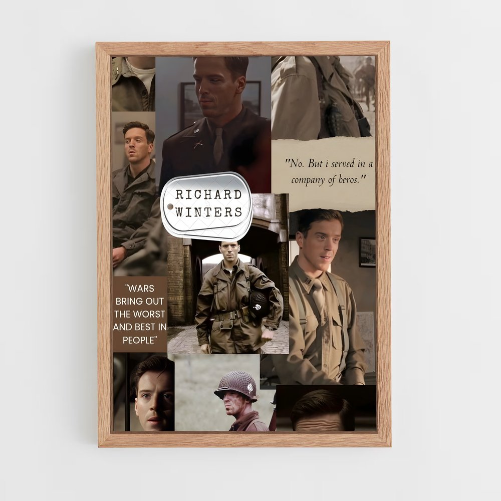 ap-richard winters-3 cadre Bois clair