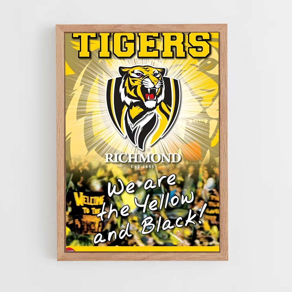 ap-richmond tigers-2 cadre Bois clair