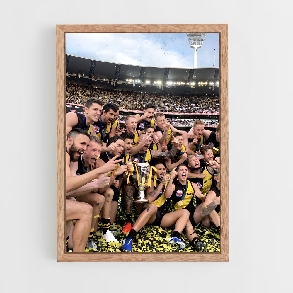 ap-richmond tigers-3 cadre Bois clair