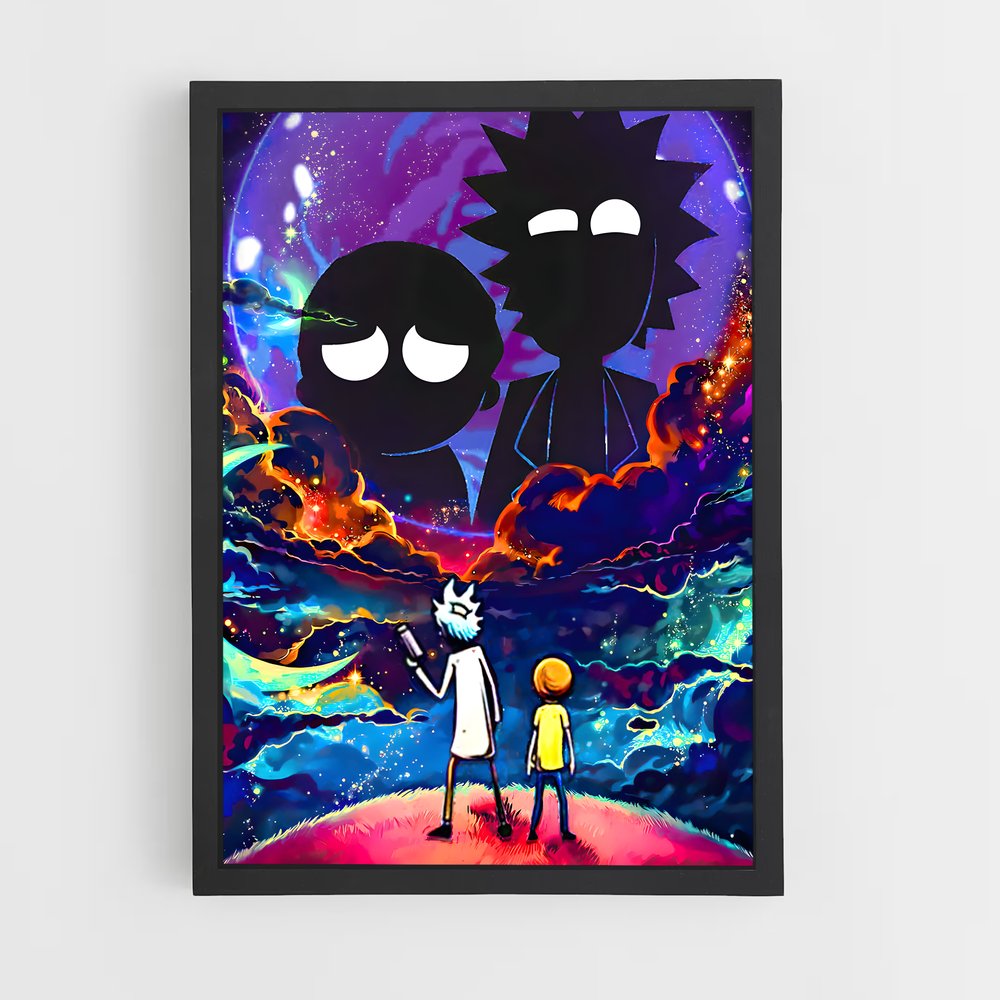 ap-rick and morty-10 cadre Noir