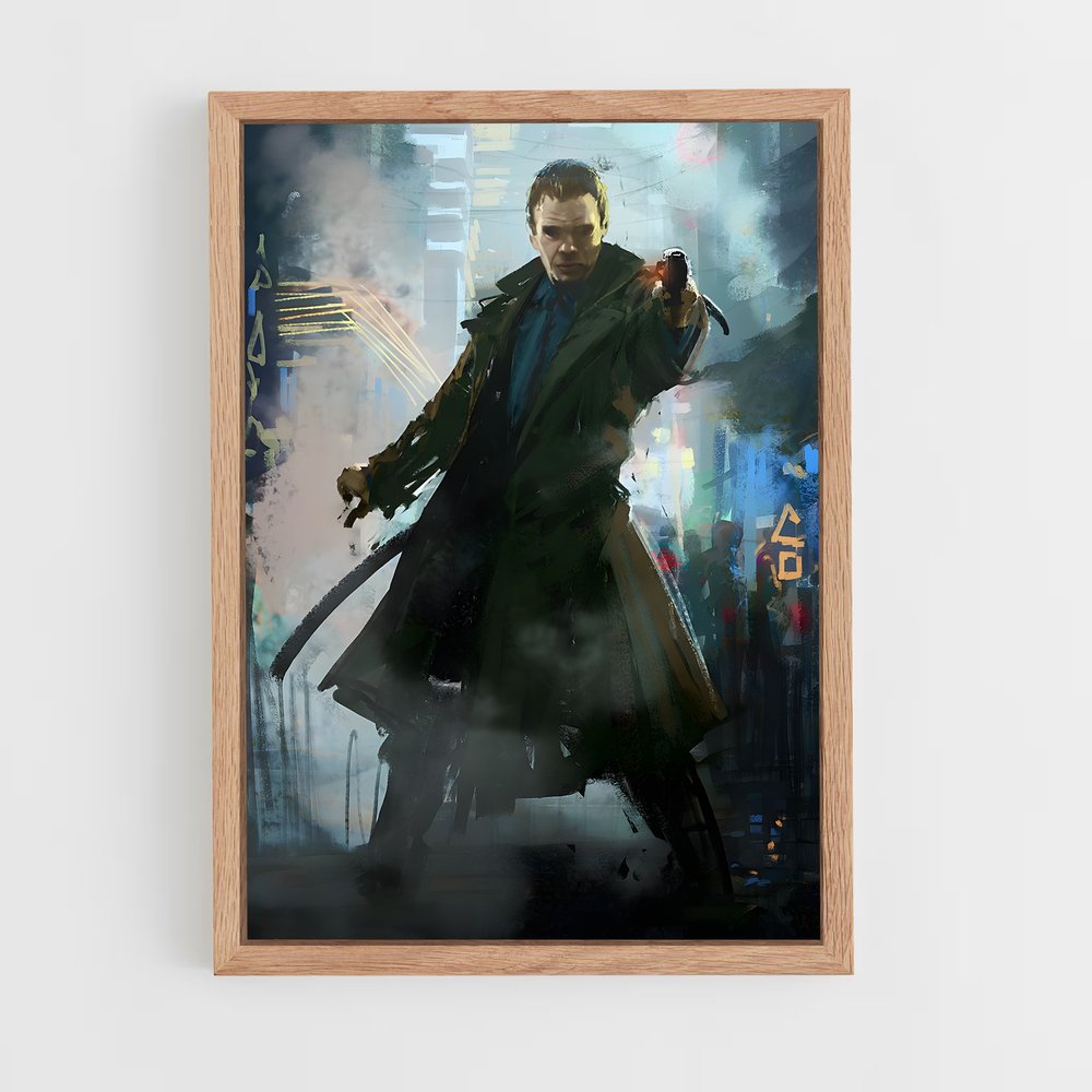 ap-rick deckard-5 cadre Bois clair