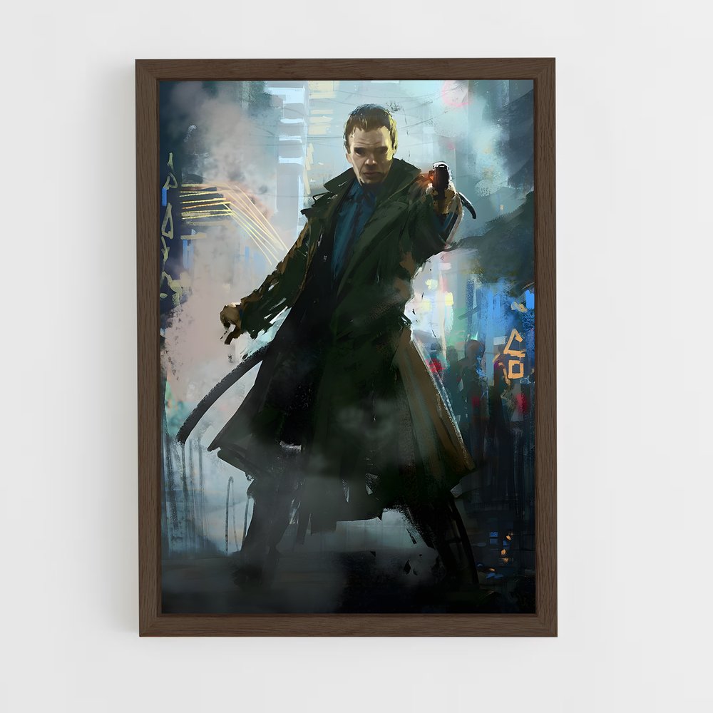 ap-rick deckard-5 cadre Bois foncé