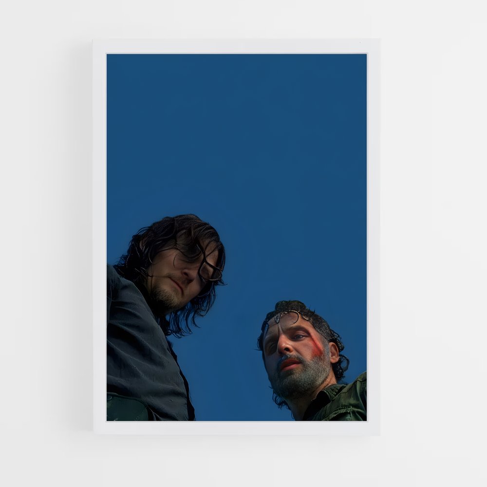 ap-rick grimes-3 cadre Blanc