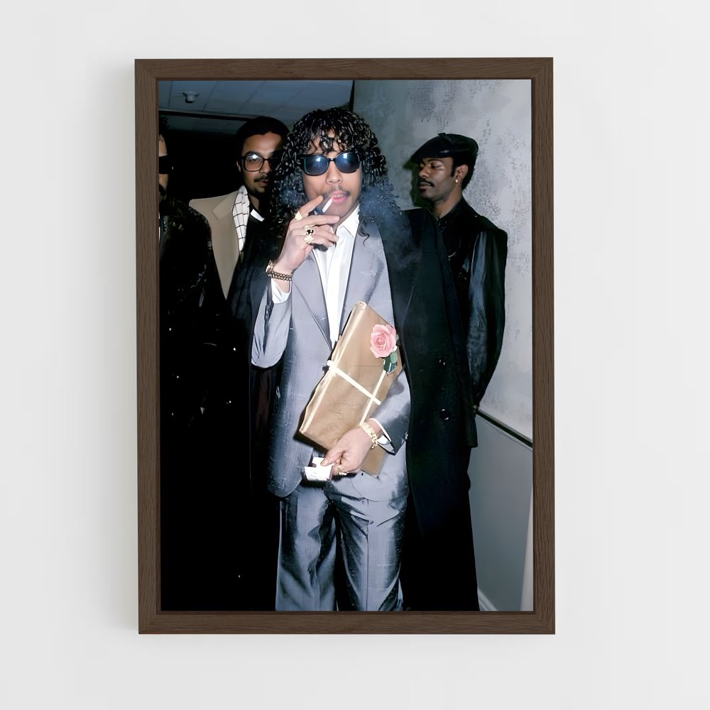 ap-rick james-1 cadre Bois foncé