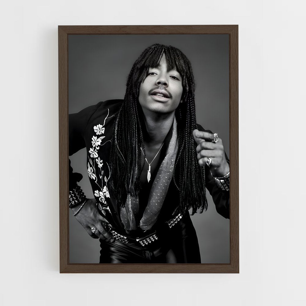 ap-rick james-4 cadre Bois foncé