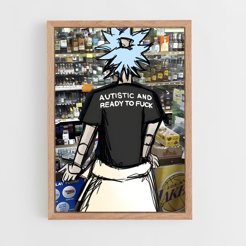 ap-rick sanchez-1 cadre Bois clair
