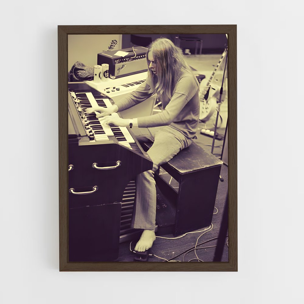 ap-rick wakeman-1 cadre Bois foncé