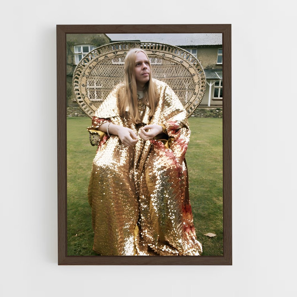 ap-rick wakeman-4 cadre Bois foncé