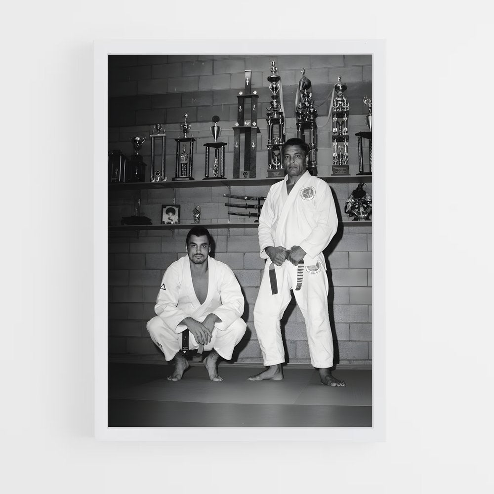 ap-rickson gracie-1 cadre Blanc