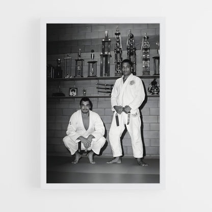 ap-rickson gracie-1 cadre Blanc