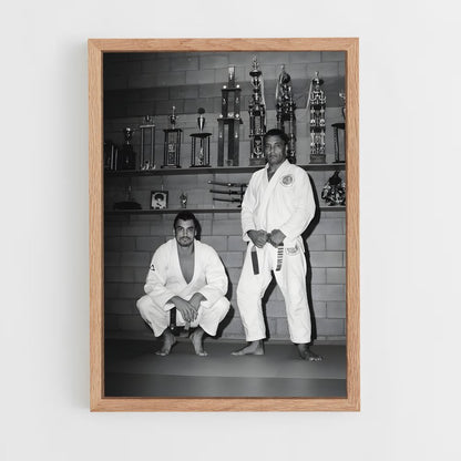 ap-rickson gracie-1 cadre Bois clair