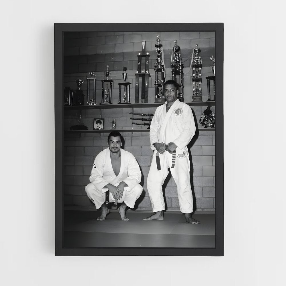 ap-rickson gracie-1 cadre Noir
