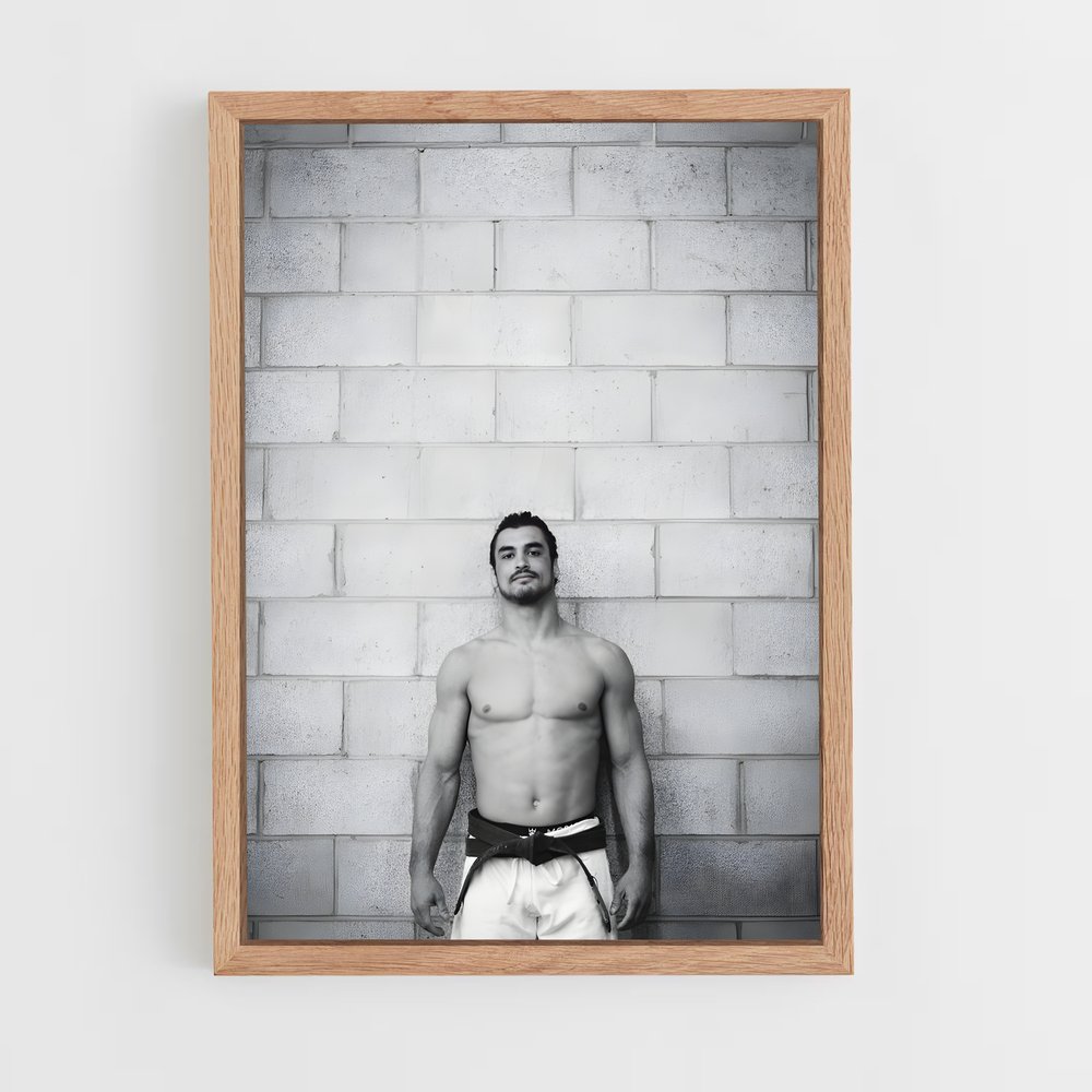 ap-rickson gracie-2 cadre Bois clair