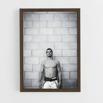 ap-rickson gracie-2 cadre Bois foncé