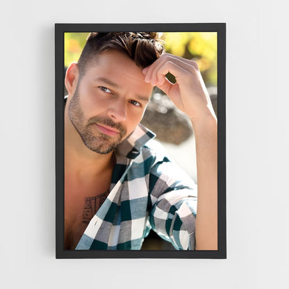 ap-ricky martin-4 cadre Noir