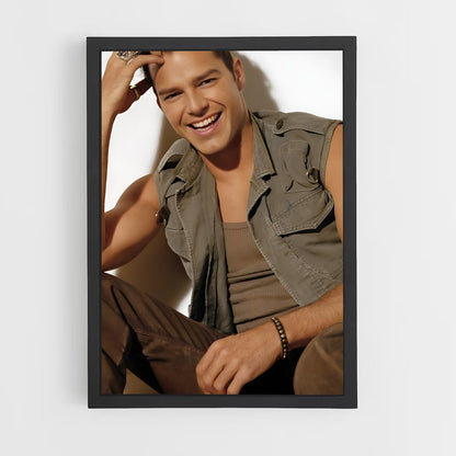 ap-ricky martin-6 cadre Noir