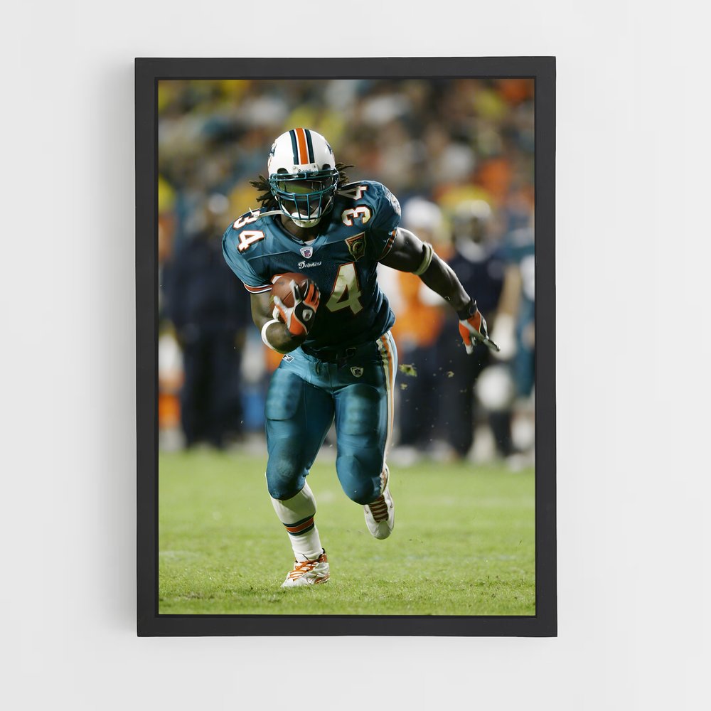 ap-ricky williams-3 cadre Noir
