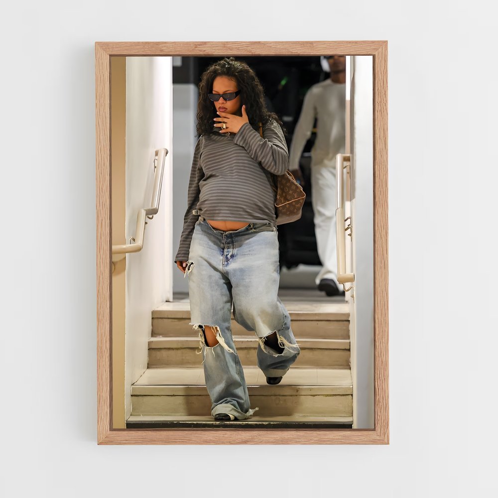 ap-rihanna-1 cadre Bois clair