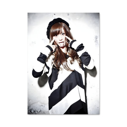 Poster Rina en Noir et Blanc