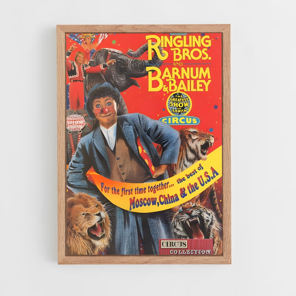ap-ringling brothers-2 cadre Bois clair
