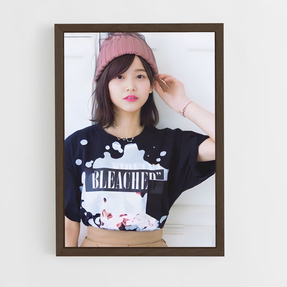 ap-risa watanabe-6 cadre Bois foncé