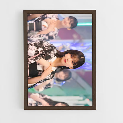 ap-risa watanabe-7 cadre Bois foncé