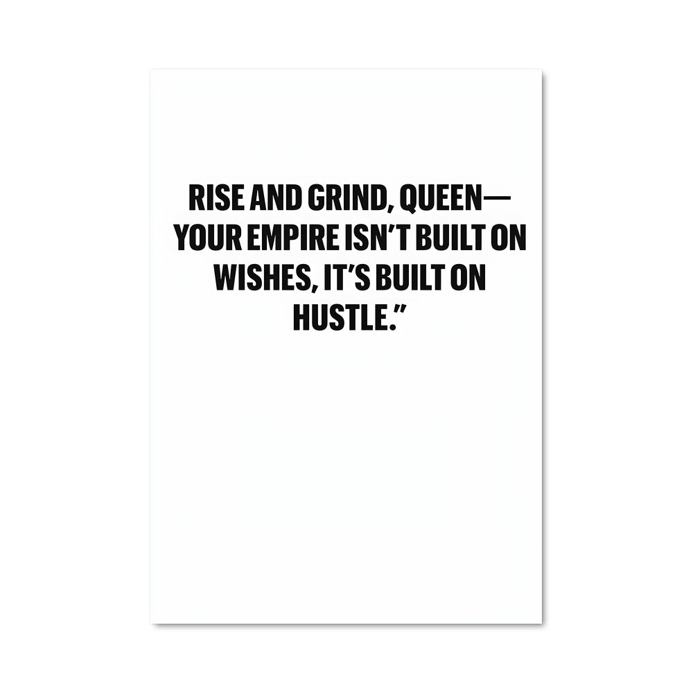 Poster Rise and Grind