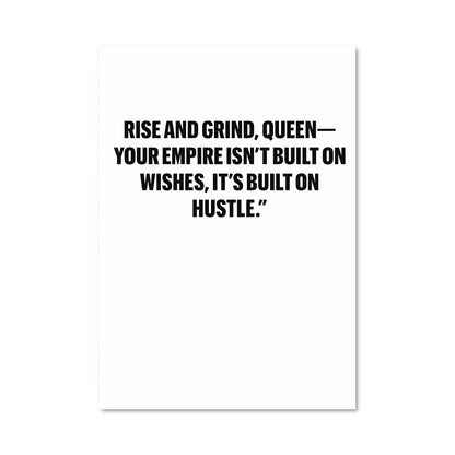 Poster Rise and Grind