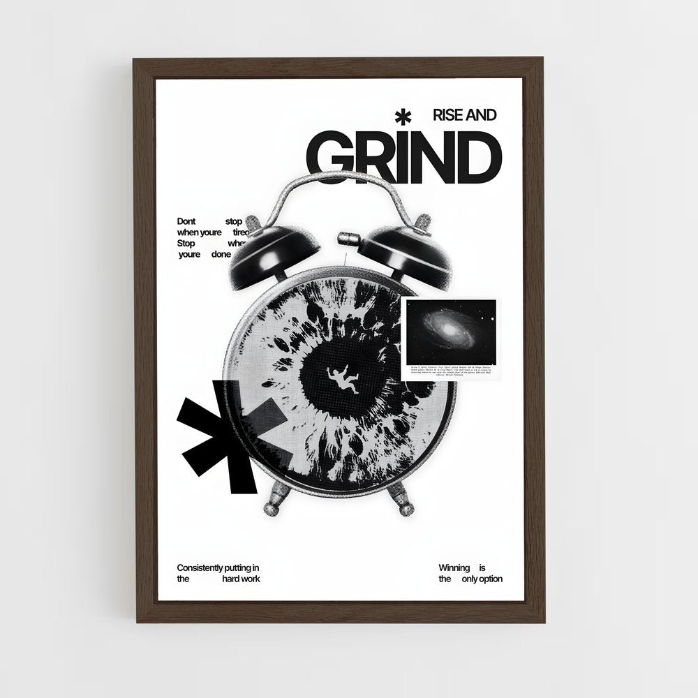ap-rise and grind-1 cadre Bois foncé