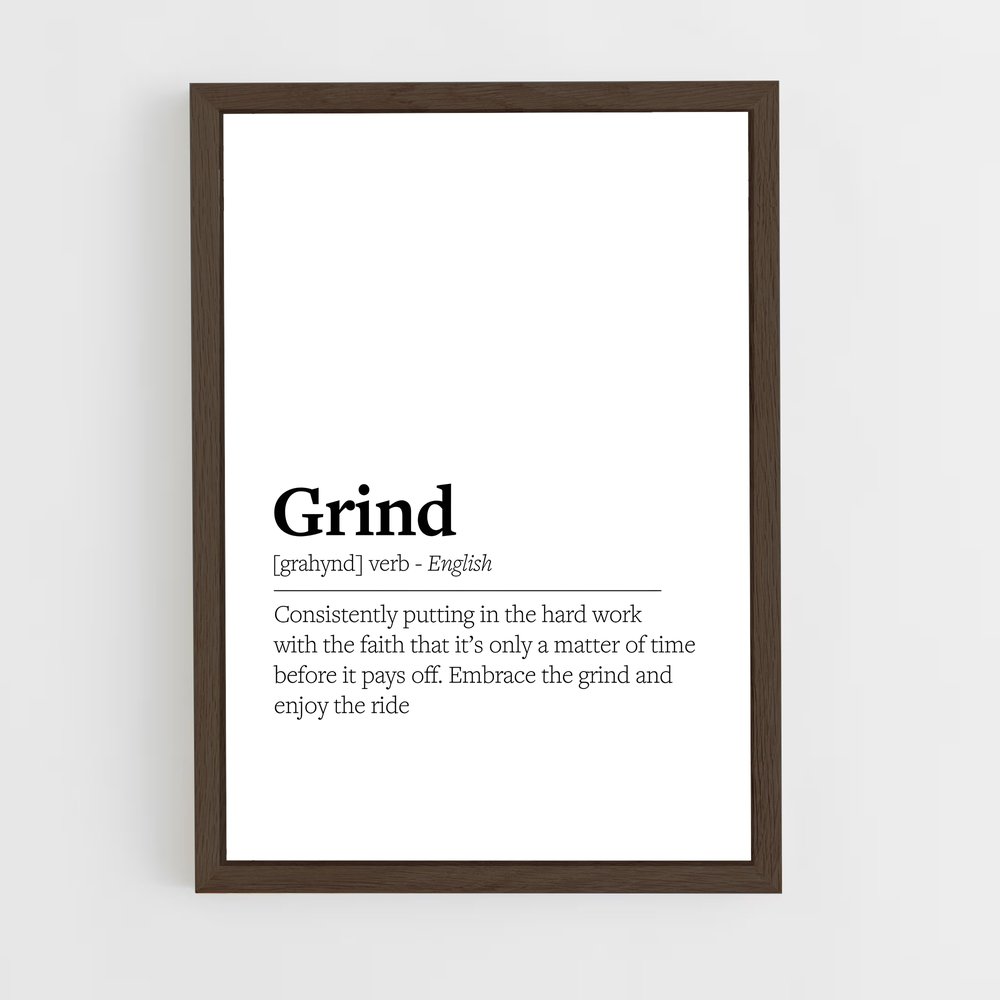 ap-rise and grind-6 cadre Bois foncé