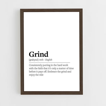 ap-rise and grind-6 cadre Bois foncé