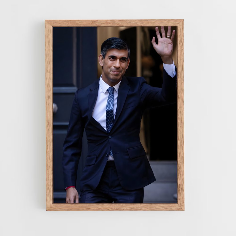 ap-rishi sunak-4 cadre Bois clair