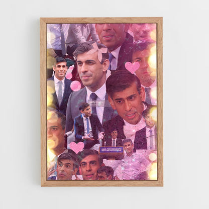 ap-rishi sunak-5 cadre Bois clair