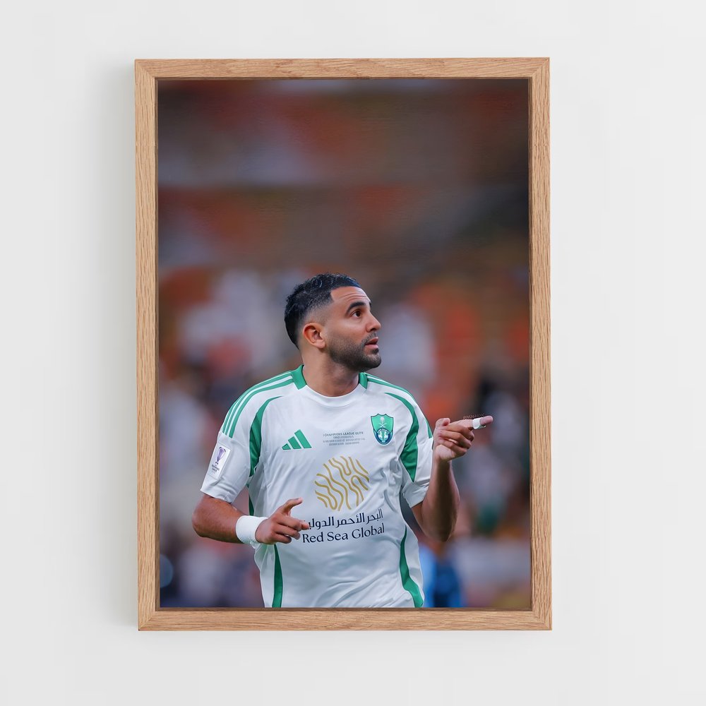 ap-riyad mahrez-10 cadre Bois clair