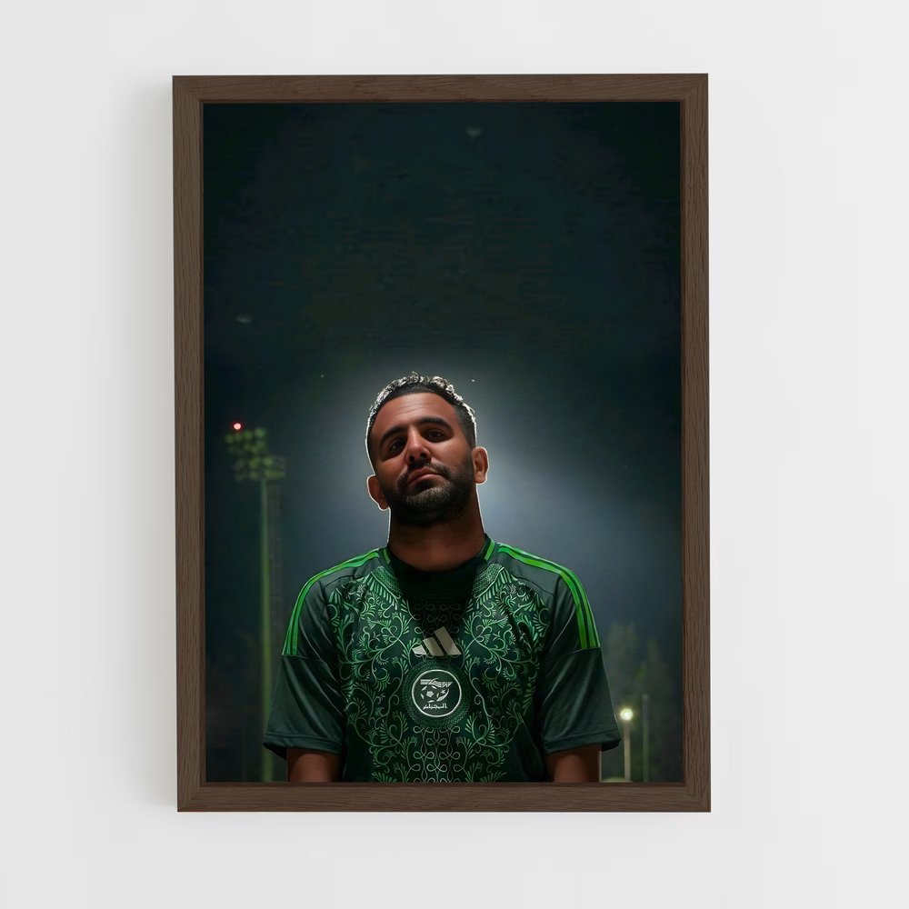 ap-riyad mahrez-6 cadre Bois foncé