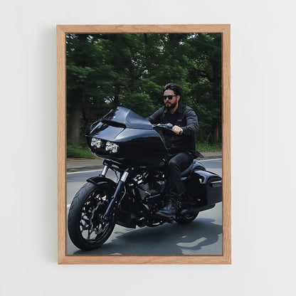 ap-road glide-6 cadre Bois clair