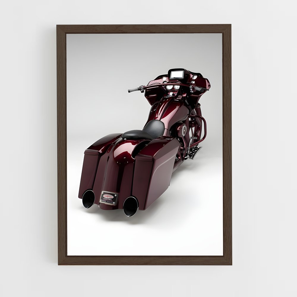 ap-road glide-8 cadre Bois foncé