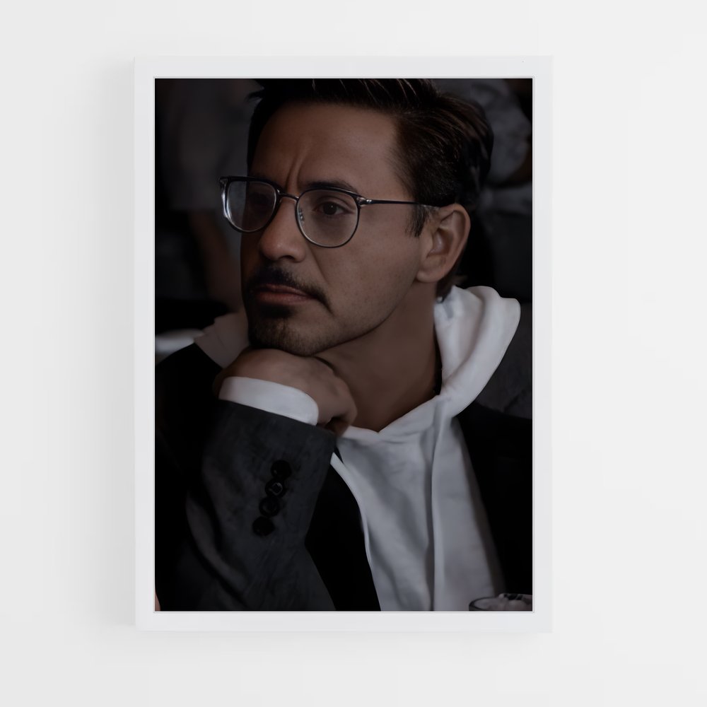 ap-robert downey jr-5 cadre Blanc