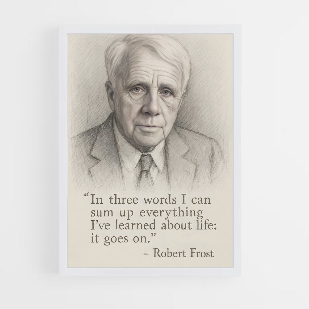 ap-robert frost-2 cadre Blanc