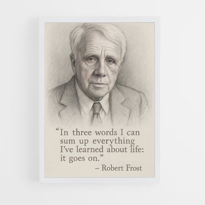 ap-robert frost-2 cadre Blanc