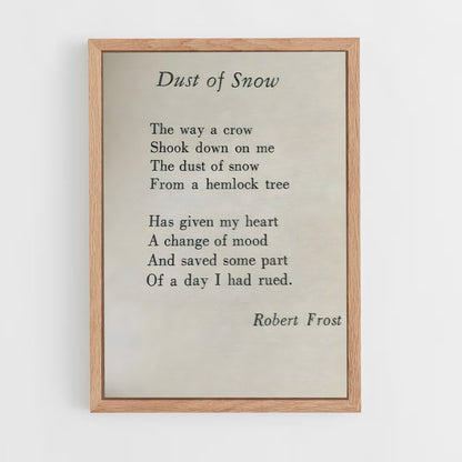 ap-robert frost-3 cadre Bois clair