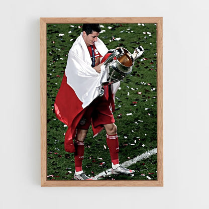 ap-robert lewandowski-12 cadre Bois clair