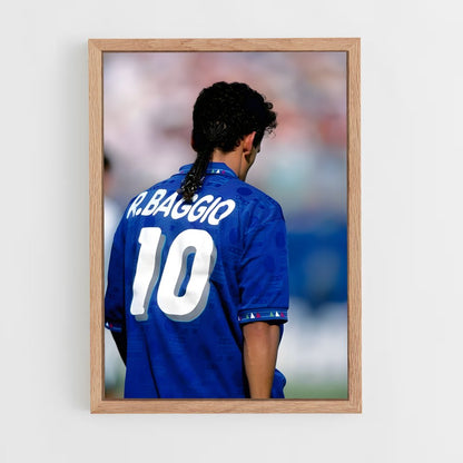 ap-roberto baggio-9 cadre Bois clair