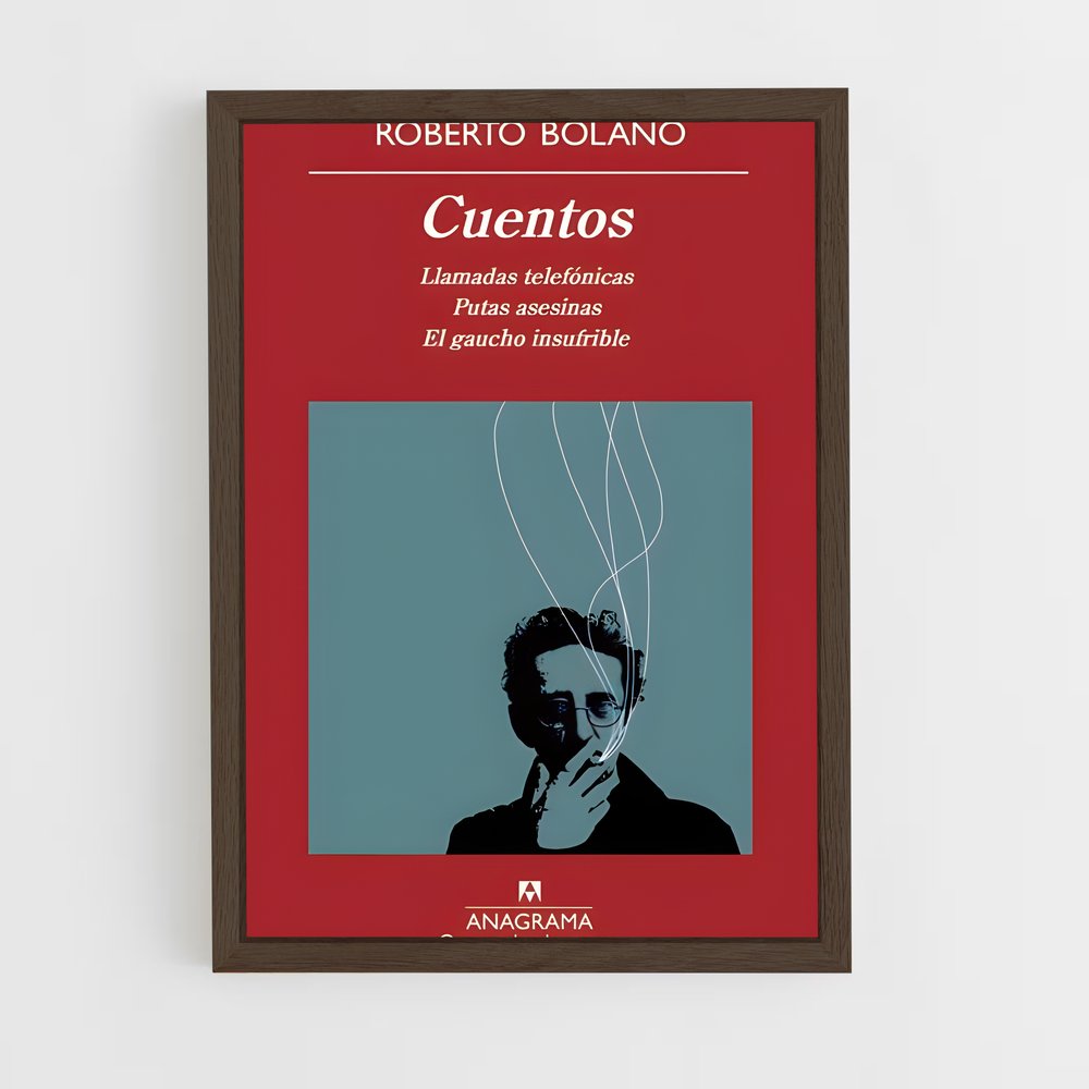 ap-roberto bolano-8 cadre Bois foncé