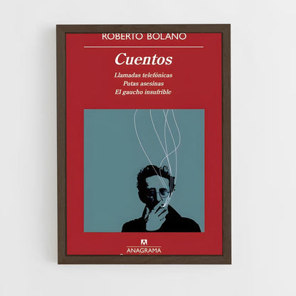 ap-roberto bolano-8 cadre Bois foncé