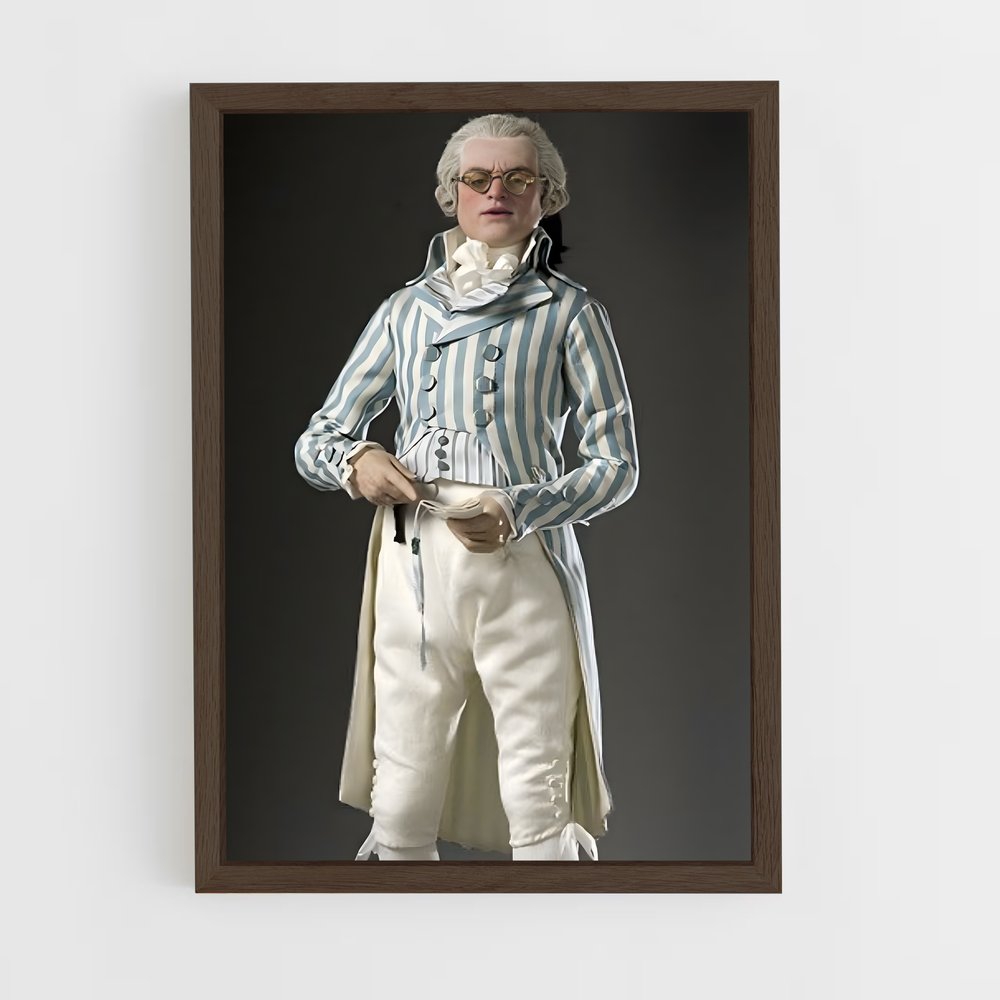 ap-robespierre-1 cadre Bois foncé
