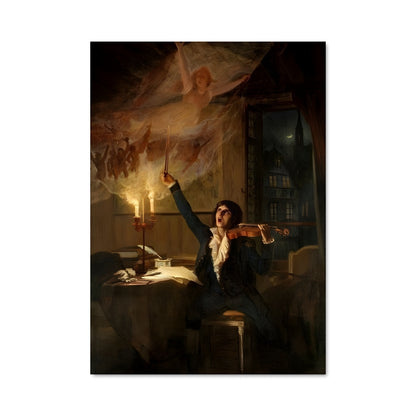 Poster Le Violoniste Éclairé