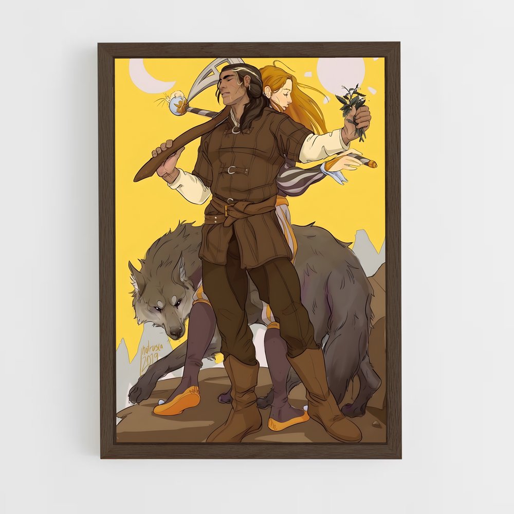ap-robin hobb-4 cadre Bois foncé